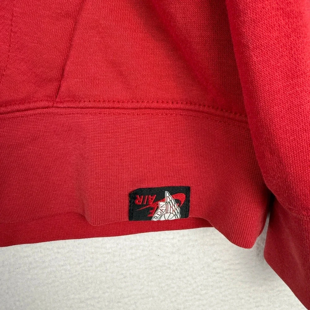 Jordan Hoodie Kids XL Red Nike Air Jumpman Logo Basketball Pullover Sweatshirt